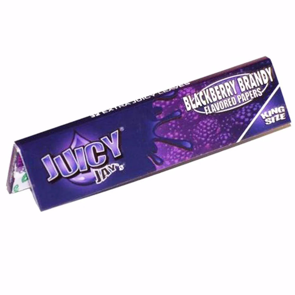 Juicy Jay's 1 1/4'' Rolling Paper-Blackberry Brandy 32/pk 24c