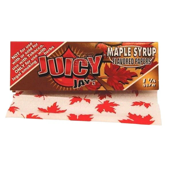 Juicy Jay's 1 1/4'' Rolling Paper -Maple 32/pk 24ct/bx
