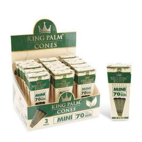 King Palm 70mm 0.25g Pre-Rolled Cones 3PK 15CT/BX