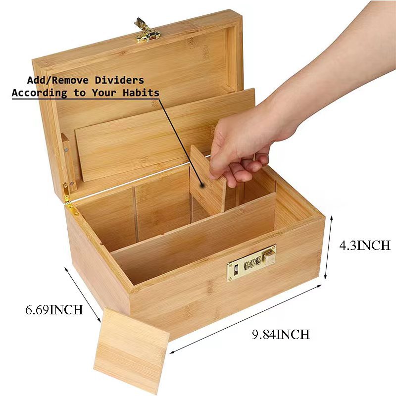 TPC Stash Box – Premium Wooden Herb Storage Kit