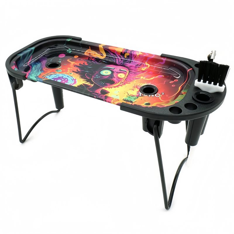 Multifunctional Rolling Tray Table Set Smoking Accessories Rolling Tray with Stand