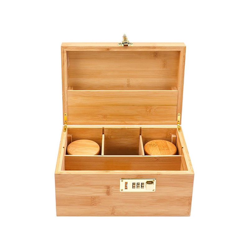 TPC Stash Box – Premium Wooden Herb Storage Kit