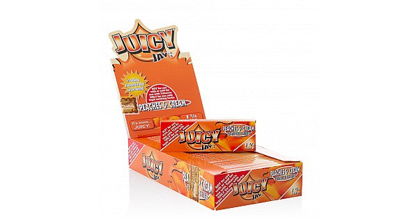Juicy Jay's 1 1/4'' Rolling Paper -Peaches & Cream 32/pk 24ct