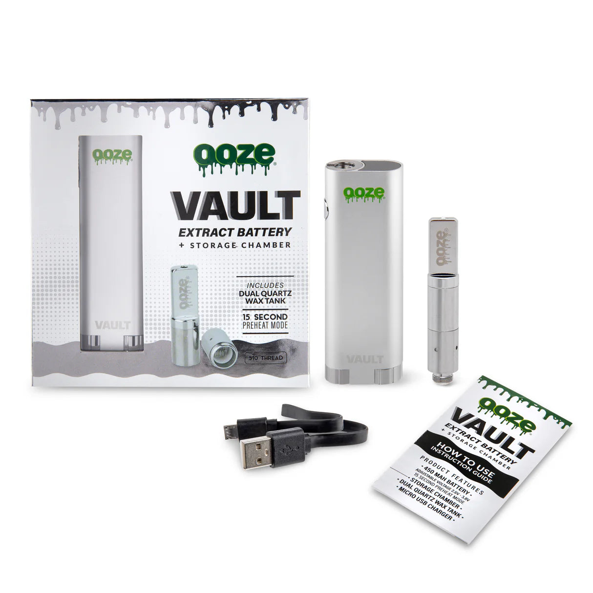Ooze Vault 450mAh Extract Wax Vaporizer