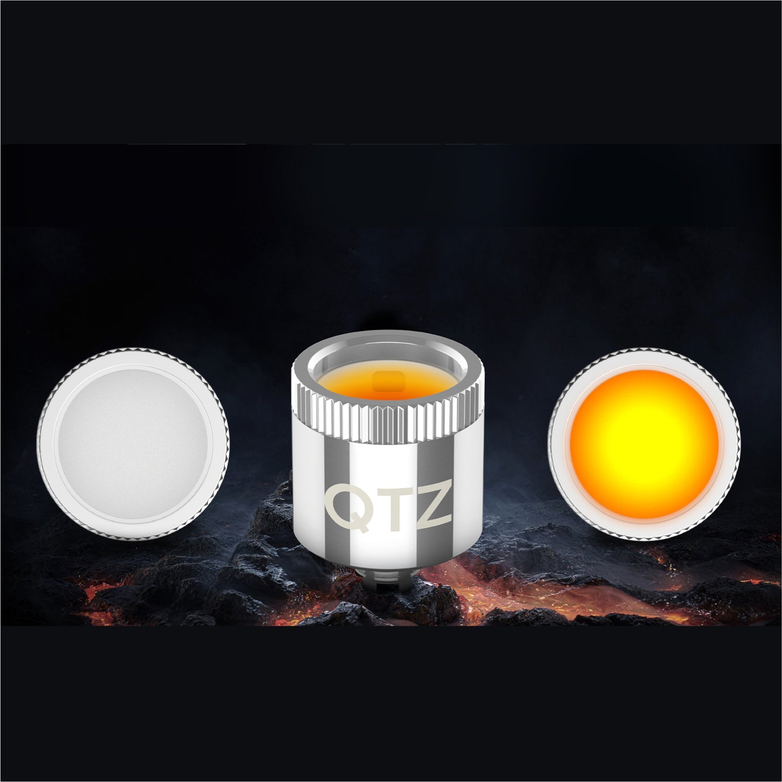 Yocan Iris Wax Vaporizer QTZ Coil