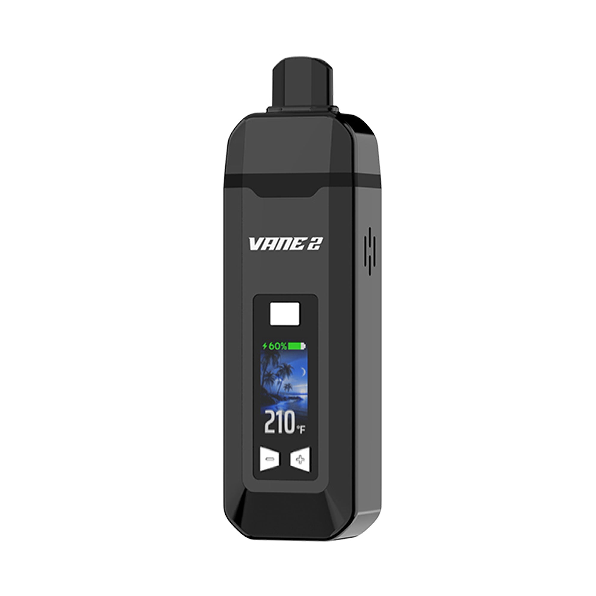 Yocan Vane 2 Portable Dry Herb Vaporizer Obsidian Black