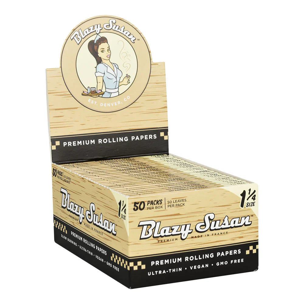 Blazy Susan 1 1/4" Rolling Papers 50PK 50CT/BX