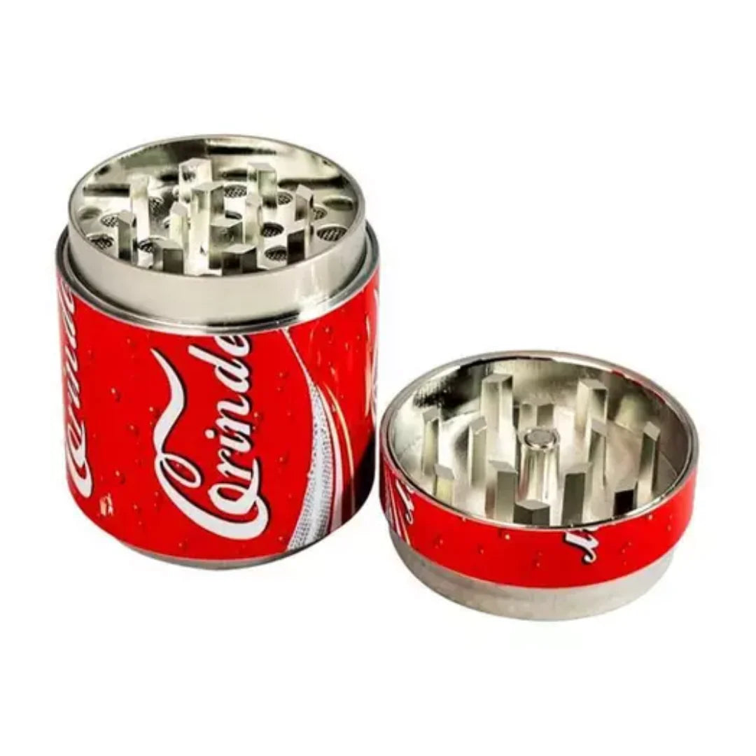 Grinder 3pc 2.1" 52mm Assorted Can Designs 6PC/BX