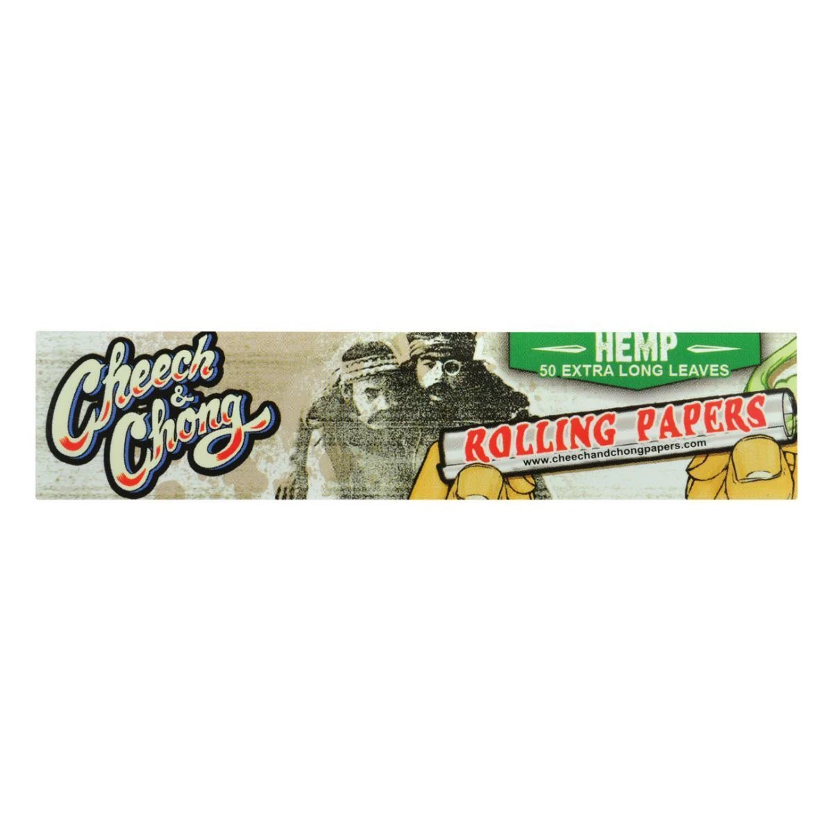 Cheech & Chong Hemp AND Unbleached King Size Rolling Papers 50/pk 50ct/bx