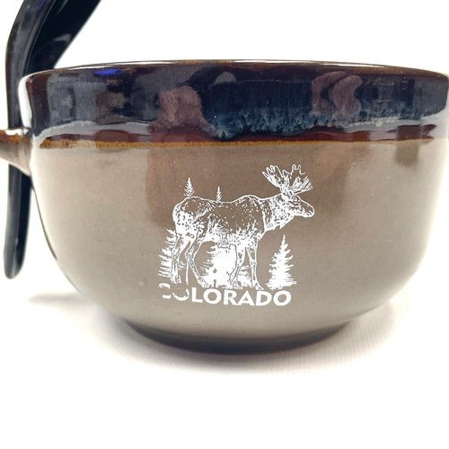 Colorado Glazed Bowl and Spoon 1 Set Assorted - TPCSUPPLYCO