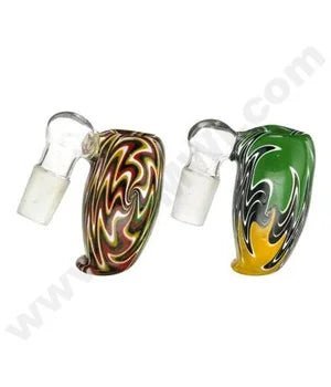 DISC GoG Ashcatcher Bowl 19mm 2.5" Wig Wag Design Asst. - TPCSUPPLYCO