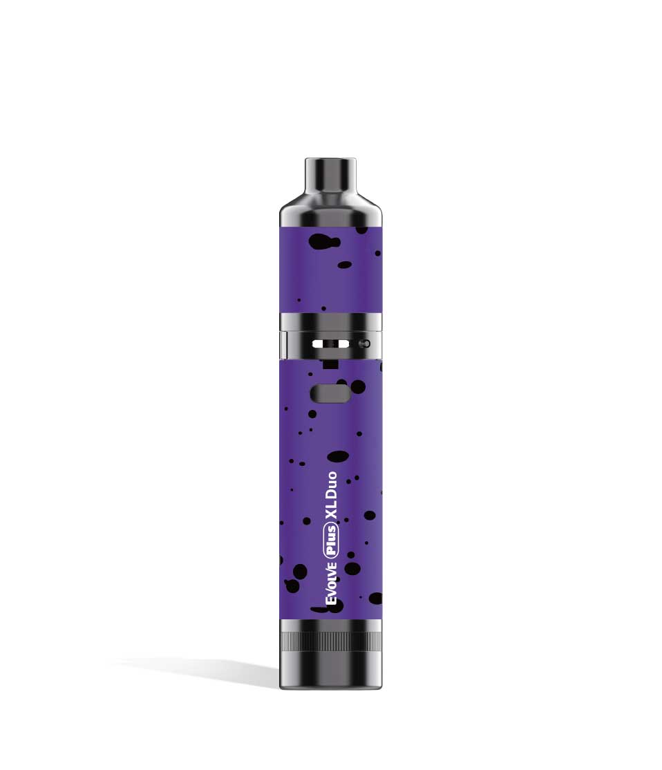 Purple-Black Spatter Wulf Mods Evolve Plus XL Duo Wax Pen