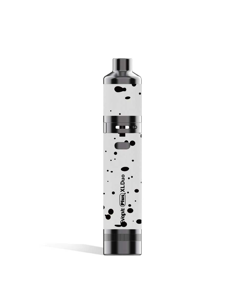 White-Black Spatter Wulf Mods Evolve Plus XL Duo Wax Pen