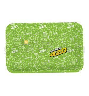 Formula 420 Rolling Tray Small 8"x4" - Black - TPCSUPPLYCO