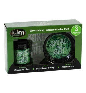 Fujima 3 - in - 1 Gift Set - Ashtray / Jar / Tray - TPCSUPPLYCO