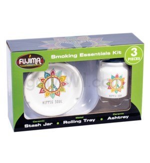 Fujima 3 - in - 1 Gift Set - Ashtray / Jar / Tray - TPCSUPPLYCO