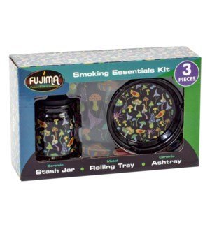 Fujima 3 - in - 1 Gift Set - Ashtray / Jar / Tray - TPCSUPPLYCO