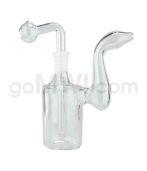 Glass Oil Burner 6" w/ 3PC Glass Cylinder Waterpipe