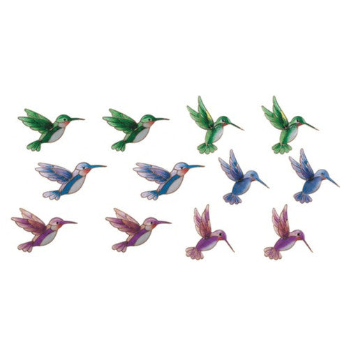 Set of Twelve Hummingbird Magnets, 3"H GS97698