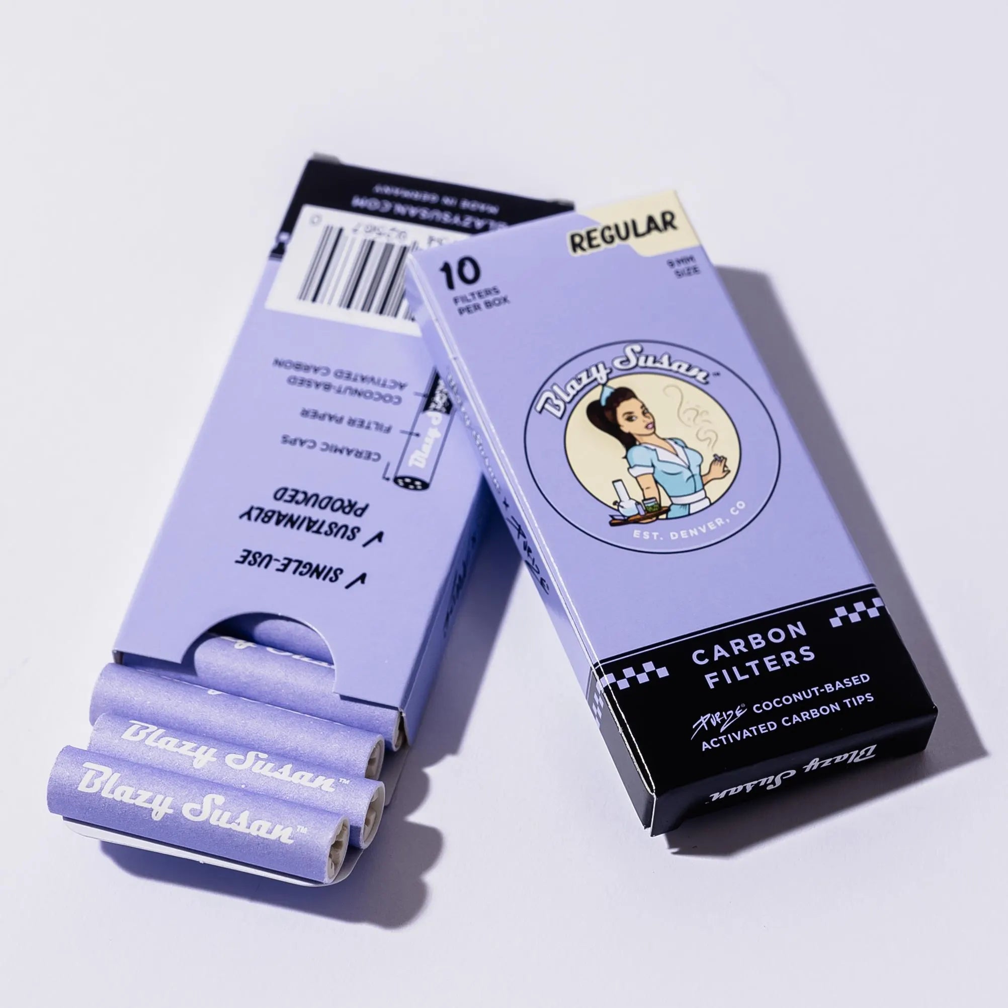 Blazy Susan Carbon Filter Tips 20CT/BX Regular