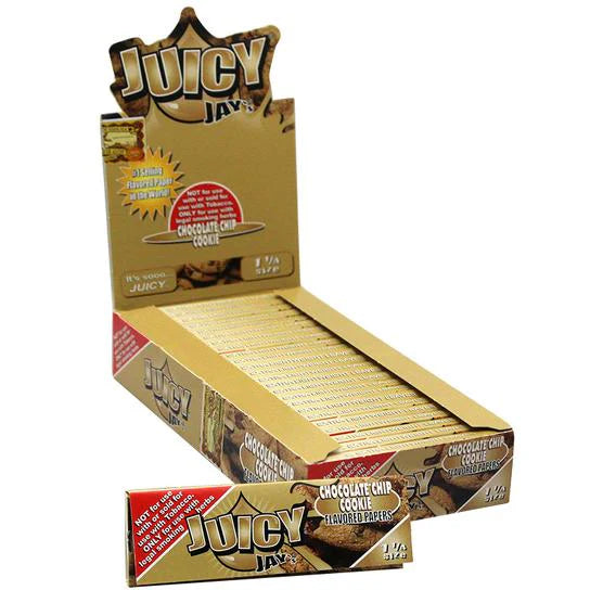 Juicy Jay's 1 1/4'' Rolling Paper-Chocolate Chip C 32/pk 24ct