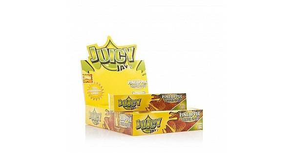 Juicy Jay's 1 1/4" Rolling Paper - Pineapple 32/pk 24ct/bx - TPCSUPPLYCO
