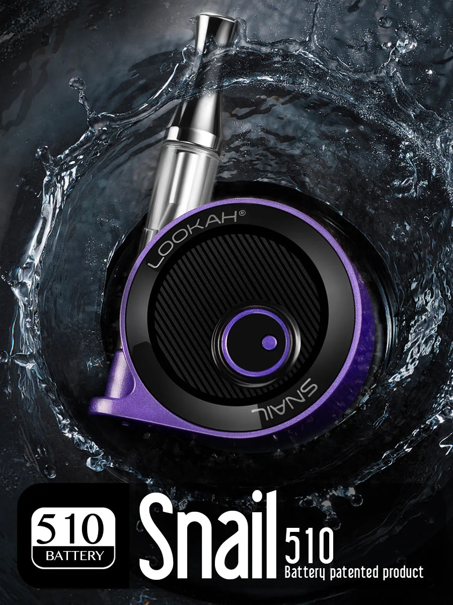 Lookah Snail 2.0 Cute Vape Cart Battery | 510 Thread Battery