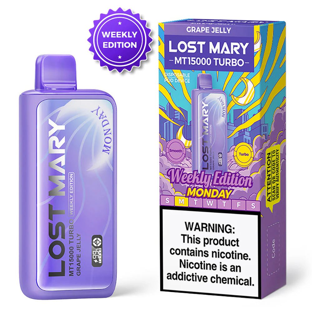 Lost Mary MT15000 Turbo 16ml 5% 5CT/BX - TPCSUPPLYCO