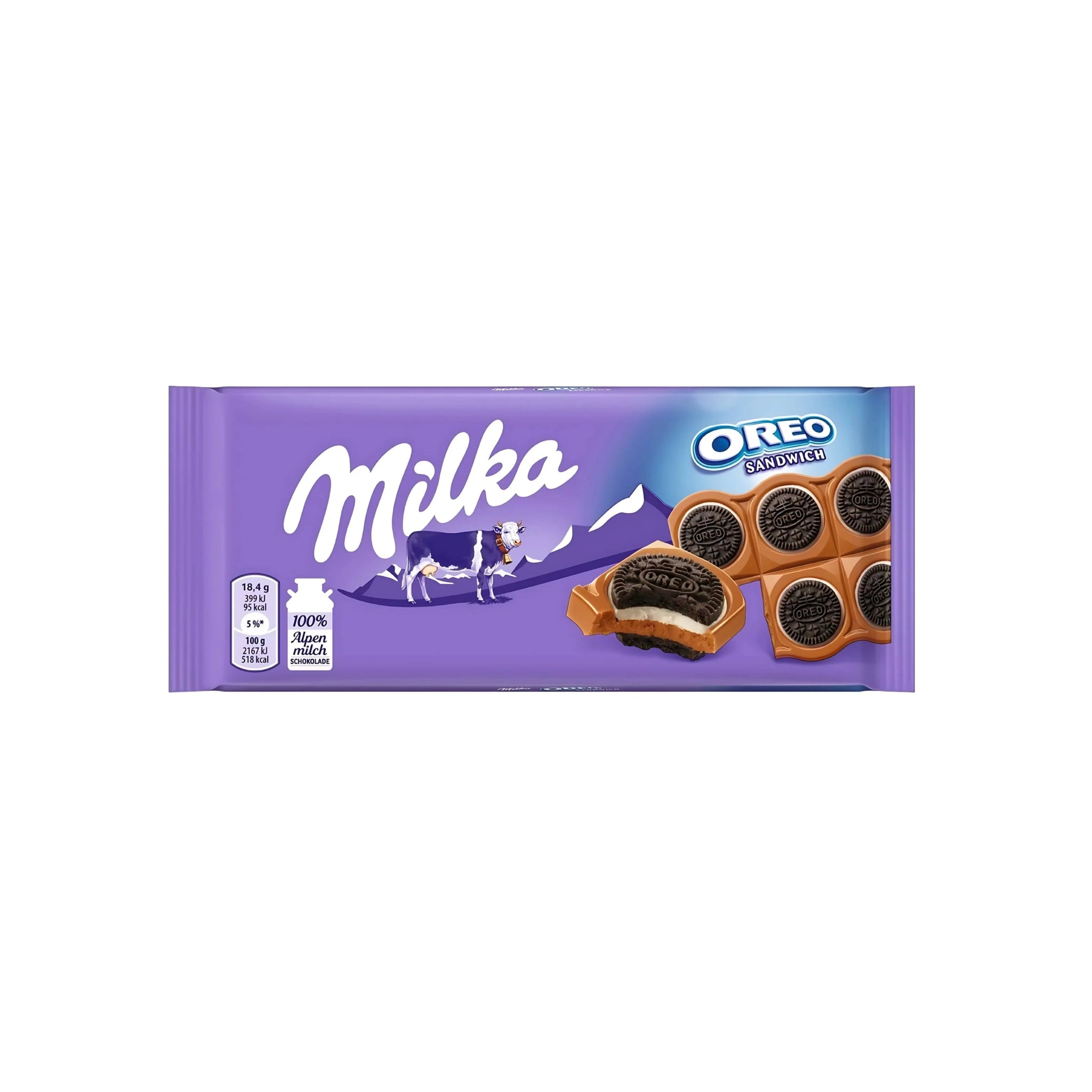 Milka Oreo Sandwich Chocolate Bar (Germany) - TPCSUPPLYCO
