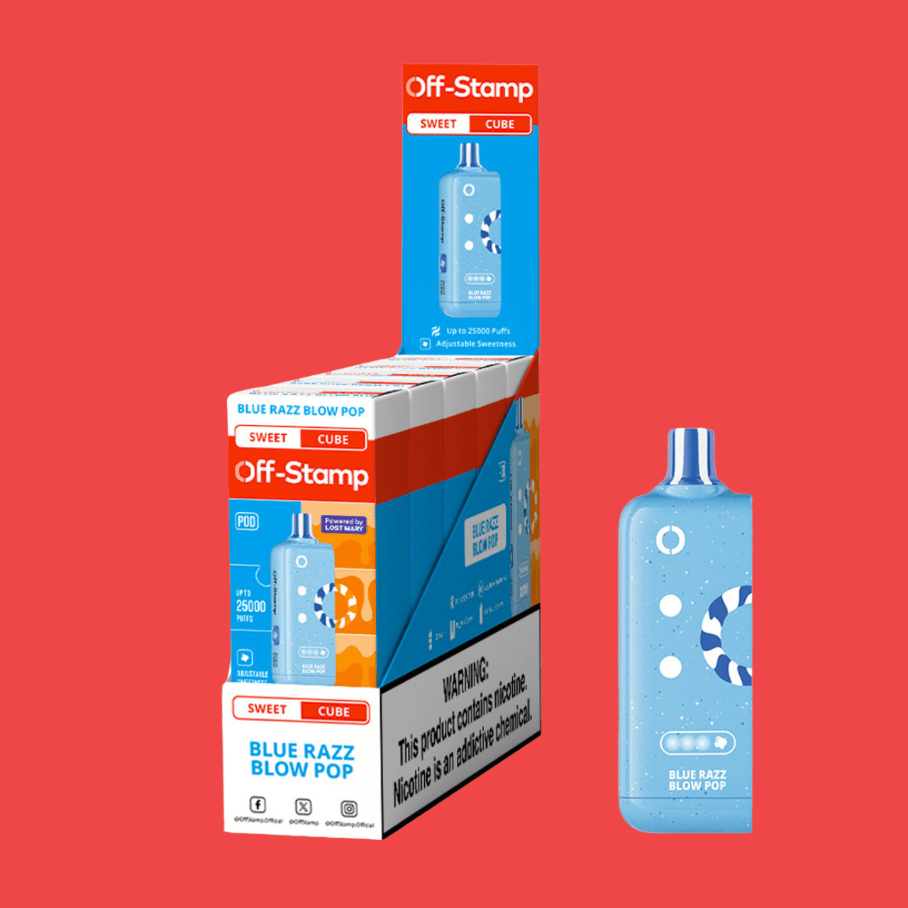 Off Stamp 25k Pods 5% Nicotine Disposable Vape - TPCSUPPLYCO