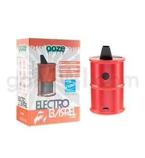 Ooze Electro Barrel Vape 6.75" Glass Dab Rig - Blue - TPCSUPPLYCO