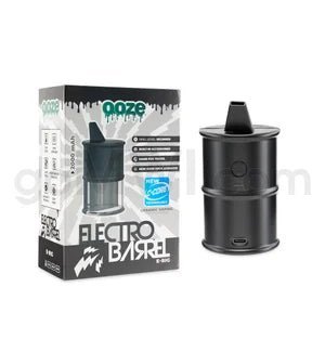 Ooze Electro Barrel Vape 6.75" Glass Dab Rig - Blue - TPCSUPPLYCO