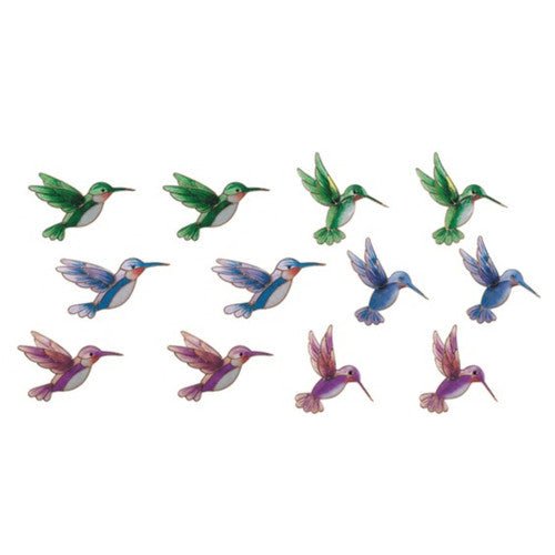 Set of Twelve Hummingbird Magnets, 3"H GS97698 - TPCSUPPLYCO