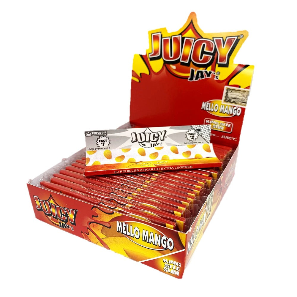 Juicy Jay's 1 1/4'' Rolling Paper -Mellow Mango 32/pk 24ct/bx
