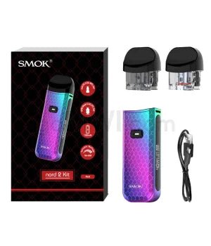 Smok Nord 2 Pod Kit 1500 mAh 7 Color Cobra - TPCSUPPLYCO