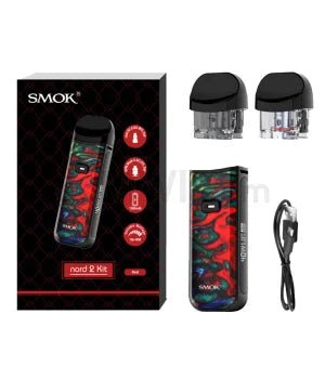 Smok Nord 2 Pod Kit 1500 mAh 7 Color Resin - TPCSUPPLYCO
