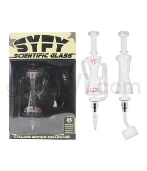 SYFY GOG 10'' Recycler Cyclone w/ Nectar Collectors Blue - TPCSUPPLYCO
