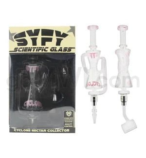 SYFY GOG 10'' Recycler Cyclone w/ Nectar Collectors Blue - TPCSUPPLYCO