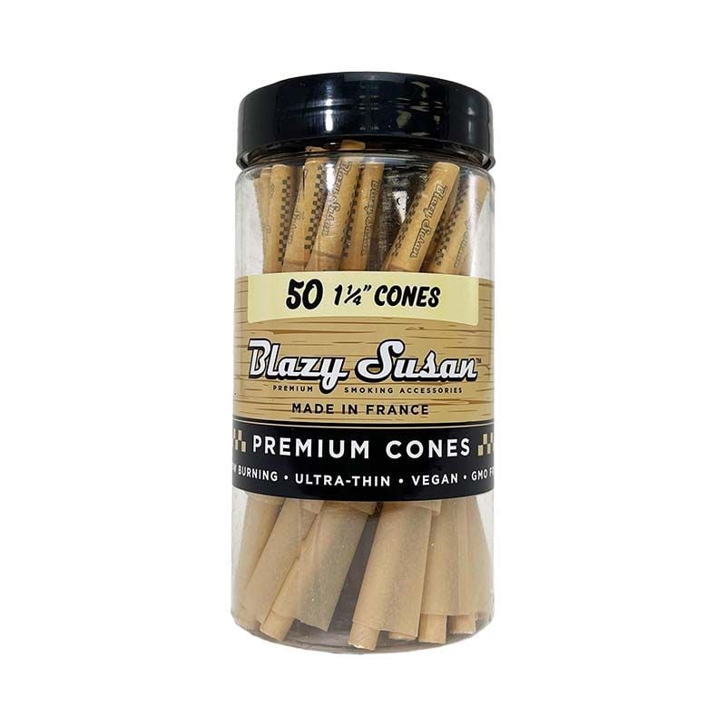 Blazy Susan 1 1/4'' Pre-Rolled Cones 50CT Jar
