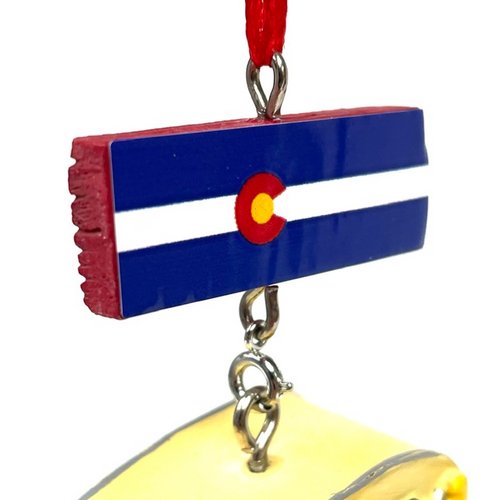 Vintage Camper Xmas Ornament Colorado Souvenir 1 Count - TPCSUPPLYCO