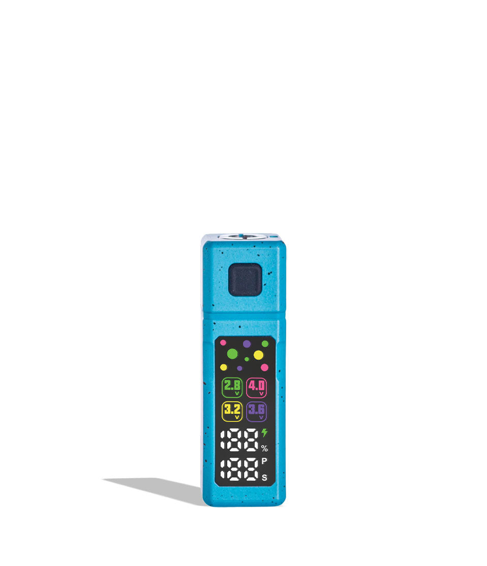 Blue-Black Spatter Wulf Mods Grid 510 Variable Voltage Battery