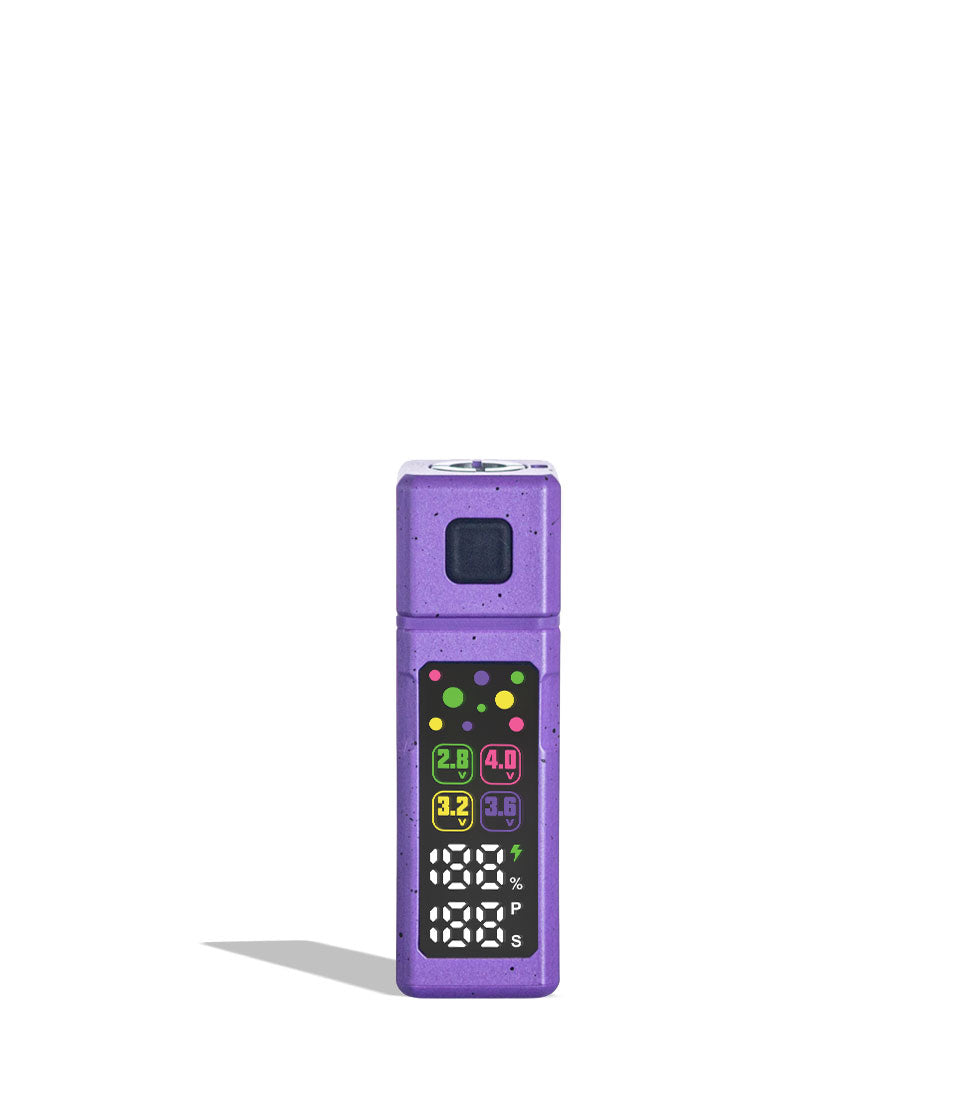 Purple-Black Spatter Wulf Mods Grid 510 Variable Voltage Battery