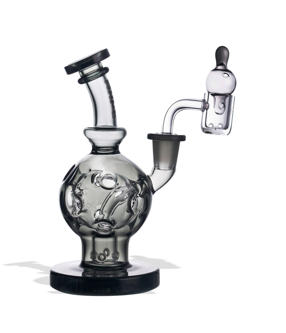 Smoke Wulf Mods Atom 14mm Dab Rig with Quartz Banger Front View