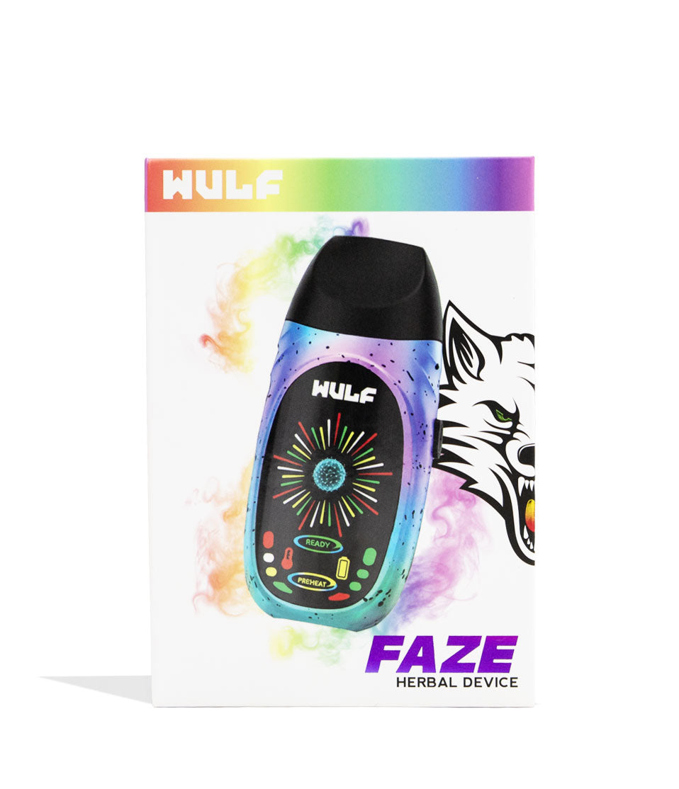 Full Color Wulf Mods Faze Portable Dry Herb Vaporizer Packaging