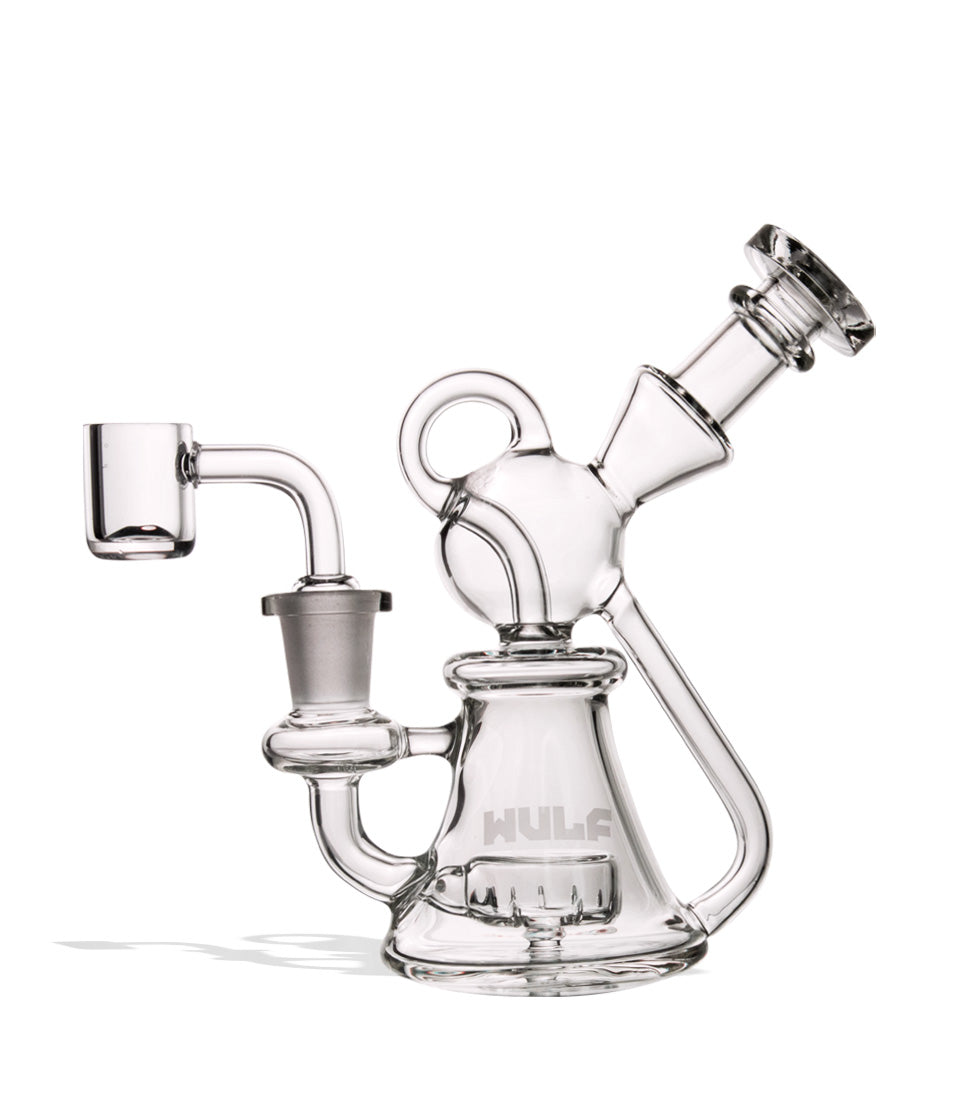 Clear Wulf Mods Revo 14mm Dab Rig with Quartz Banger Front View