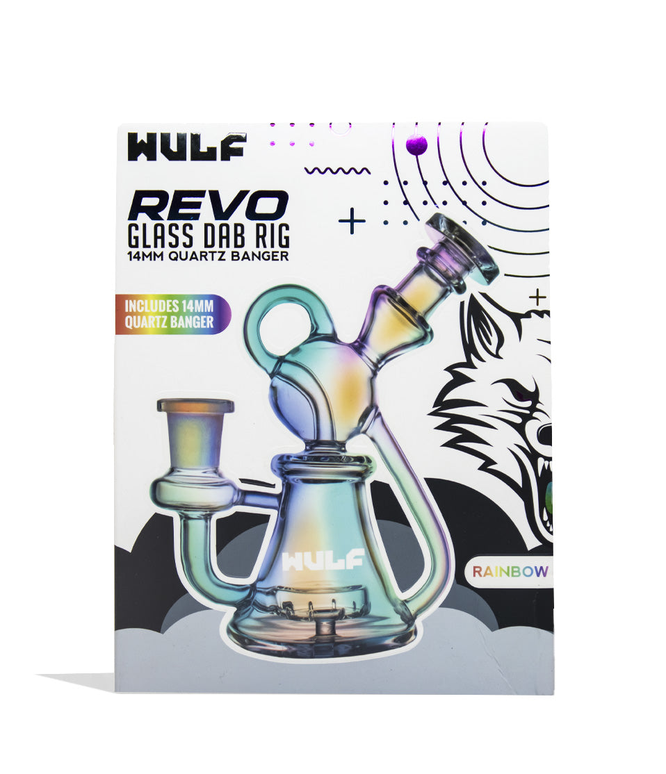 Full Color Wulf Mods Revo 14mm Dab Rig Packaging