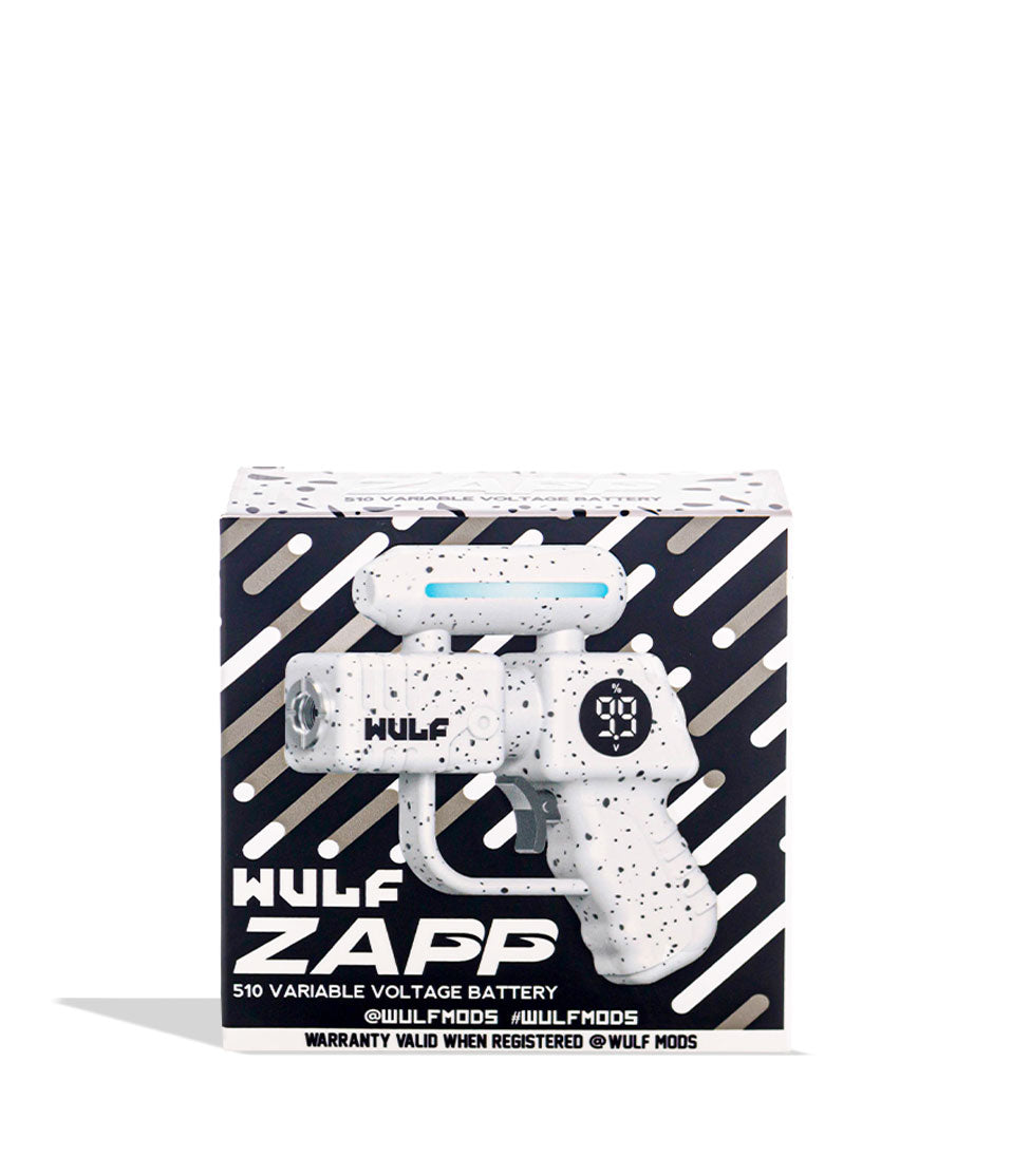 White-Black Spatter Wulf Mods Zapp Battery Box