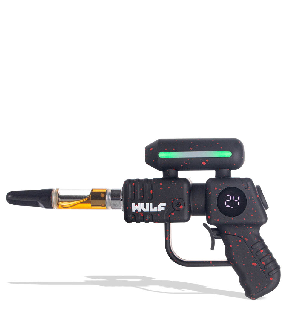 Black-Red Spatter Wulf Mods Zapp Battery with Cartridge
