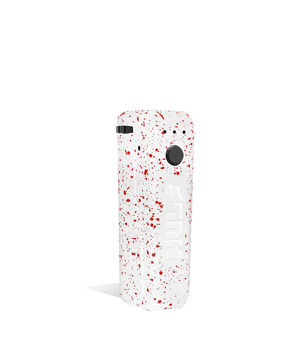 White-Red Spatter Wulf Mods UNI Adjustable Cartridge Vaporizer Side View