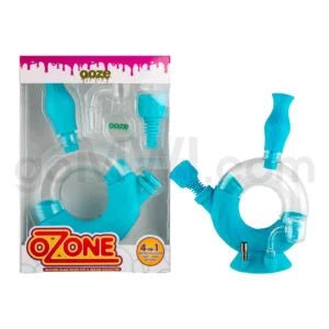 Ooze Ozone 10″ Silicone Waterpipe & Nectar Collector - TPCSUPPLYCO